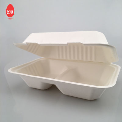 OEM নিষ্পত্তিযোগ্য খাদ্য প্যাকেজিং পাত্রে FSC আখ নিষ্পত্তিযোগ্য বাটি প্লেট