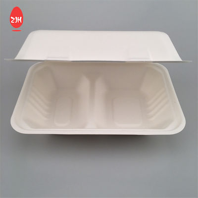 OEM নিষ্পত্তিযোগ্য খাদ্য প্যাকেজিং পাত্রে FSC আখ নিষ্পত্তিযোগ্য বাটি প্লেট